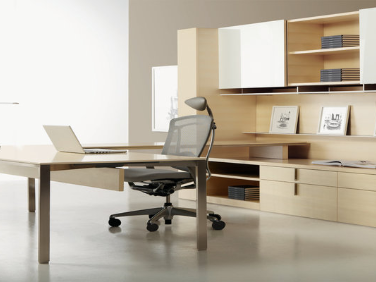 Dossier modern workspace desking system and suite