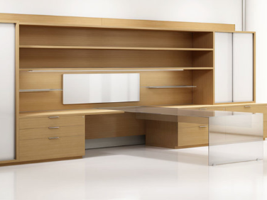 expansion wood casegoods desksuites