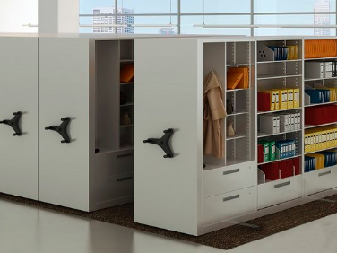 high density filing storage system