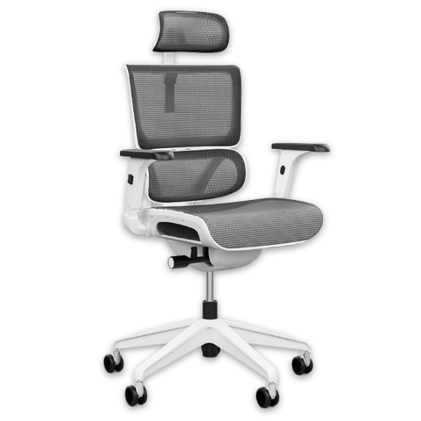 x Chair X2 Executive Task Chair White K-Sport Mesh with Headrest